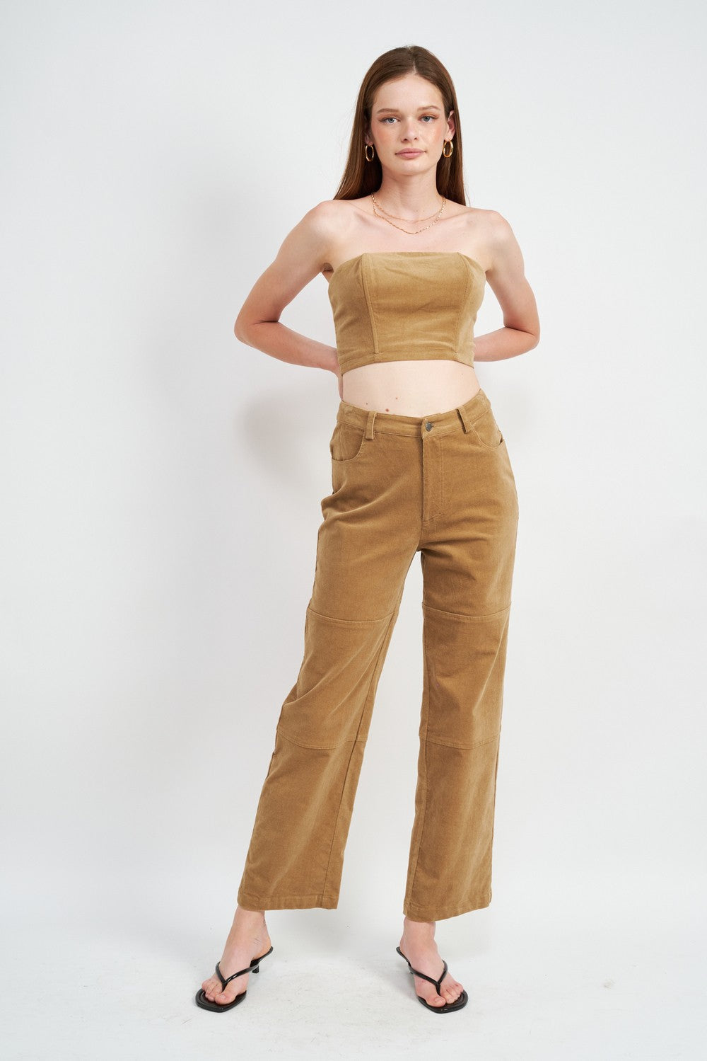 Corduroy Relaxed Fit Pants Clothing Emory Park   