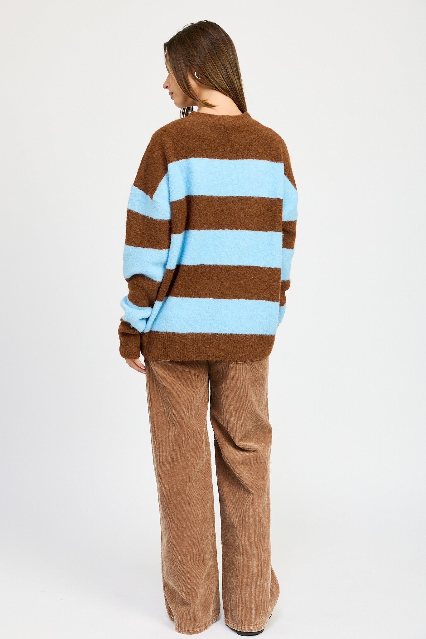 Oversized Striped Jumper Sweater Clothing Emory Park   