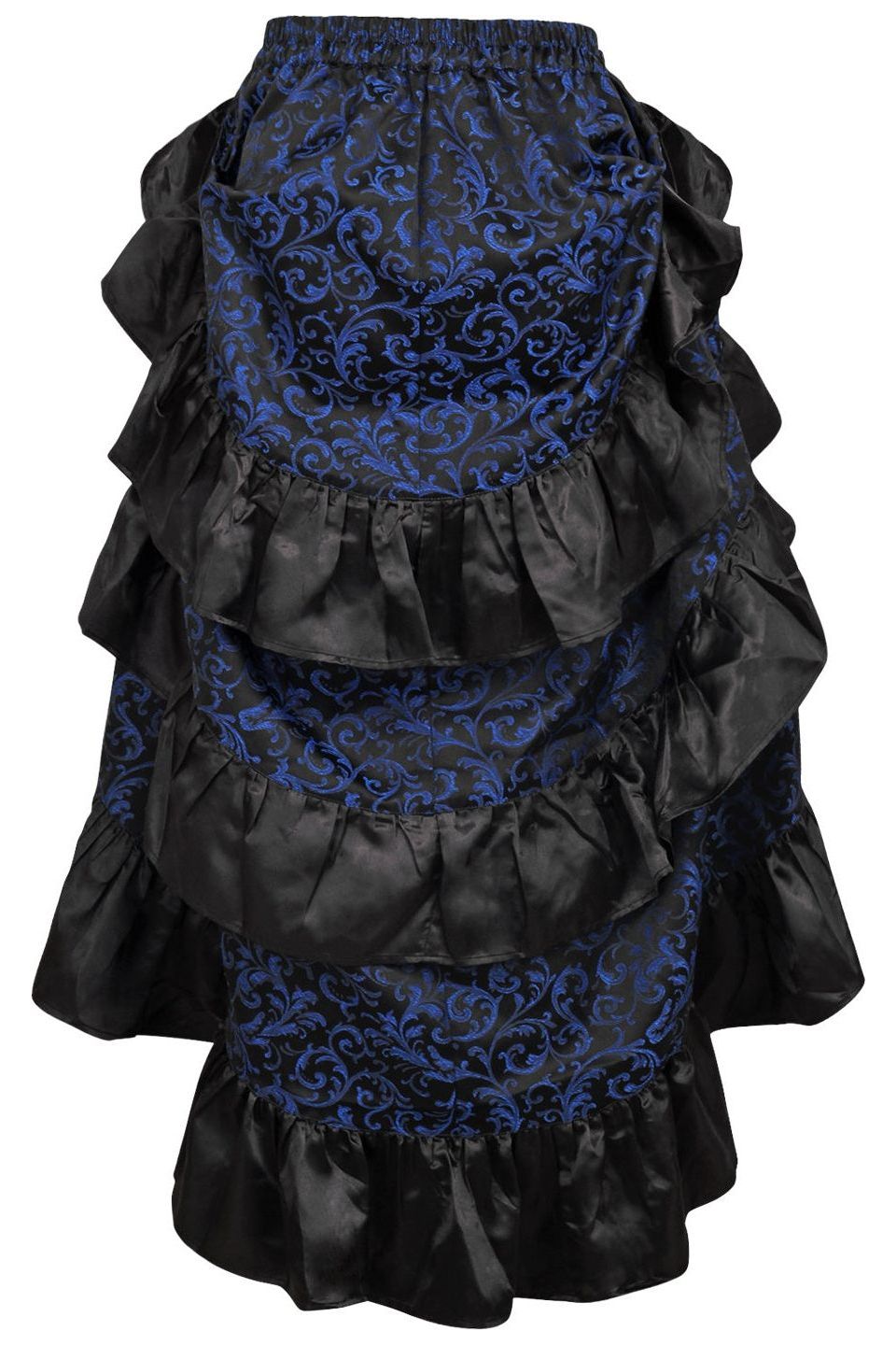 Brocade Adjustable High Low Bustle Skirt Clothing The Melted Manor   